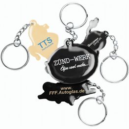 Produktabbildung Soft-PVC-Schlüsselanhänger, ø 41-50 mm Soft-PVC-Schlüsselanhänger, ø 41-50 mm