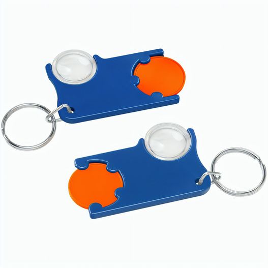 Produktabbildung Chiphalter mit 1€-Chip und Lupe Chiphalter mit 1€-Chip und Lupe (Bild 1)