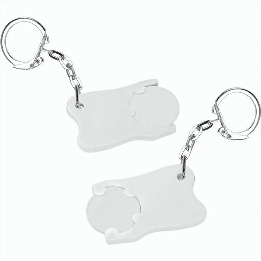 Produktabbildung Chiphalter mit 1€-Chip "Zahn" Chiphalter mit 1€-Chip "Zahn" (Bild 1)