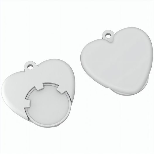 Produktabbildung Chiphalter mit 1€-Chip "Herz" Chiphalter mit 1€-Chip "Herz" (Bild 1)