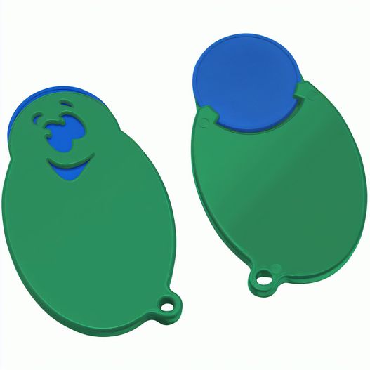 Produktabbildung Chiphalter mit 1€-Chip "Gesicht" Chiphalter mit 1€-Chip "Gesicht" (Bild 1)