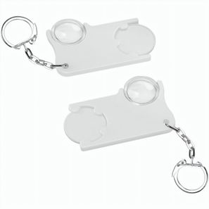 Chiphalter mit 1€-Chip und Lupe