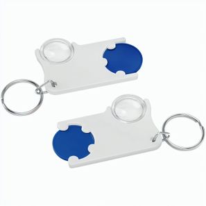 Chiphalter mit 1€-Chip und Lupe
