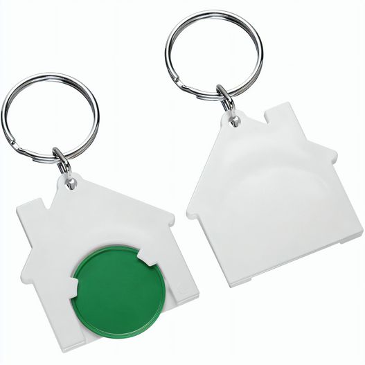 Produktabbildung Chiphalter mit 1€-Chip "Haus" Chiphalter mit 1€-Chip "Haus" (Bild 1)