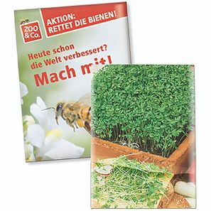 Samentütchen Klein - Recyclingpapier - Gartenkresse