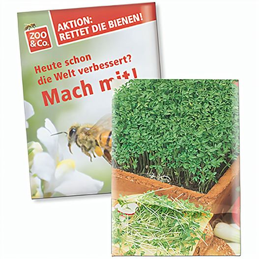 Samentütchen Klein - Recyclingpapier - Gartenkresse (Bild 1)