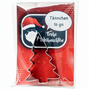 Backförmchen in der Werbetüte - Winter - Weihnachtsbaum