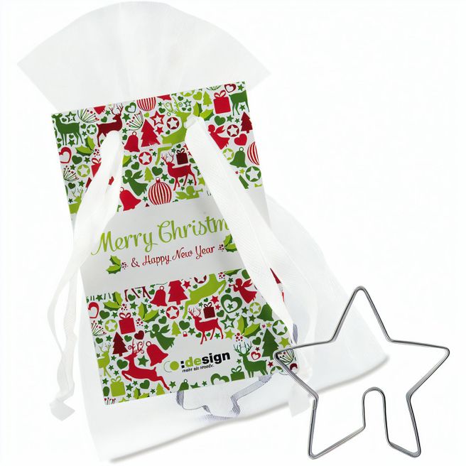 Tassenbackförmchen im Organzabeutel - Tassen-Stern