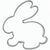Backförmchen Single-Pack - Ostern - Hase 2 4/0-c, Lasergravur (Bild 1)