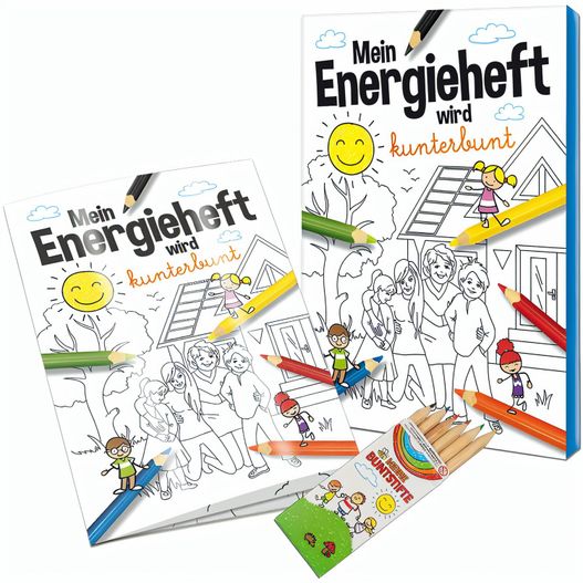Produktabbildung Malbuch / Mal-Set A6 - Energie - Malset neutral Malbuch / Mal-Set A6 - Energie - Malset neutral (Bild 1)