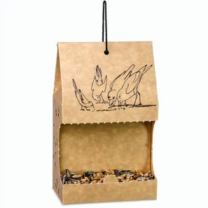 Vogelfutter To-Go - Weihnachten - Werbeaufkleber