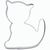 Backförmchen Single-Pack - Haustiere - Katze 4/4-c, Lasergravur (Bild 1)