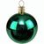 Traditionelle Glaskugel - glanz-grün #733