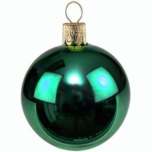 Traditionelle Glaskugel - glanz-grün #733