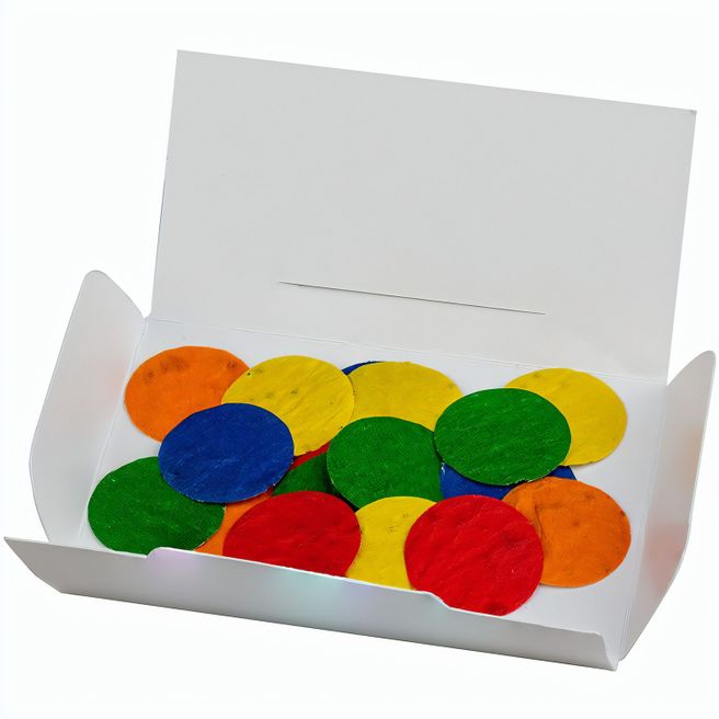 Samenpapier-Konfetti - Rund