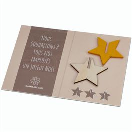 Steckfiguren-Karte Mini - Stern