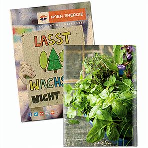 Samentütchen Mini - Graspapier - Kräutermischung