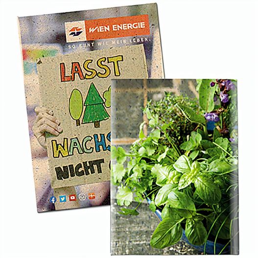 Samentütchen Mini - Graspapier - Kräutermischung (Bild 1)