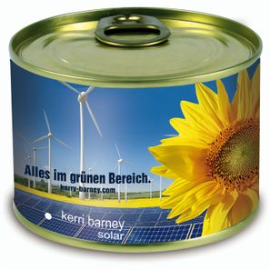 Natur-Konserve mit Samen - Vergissmeinnicht