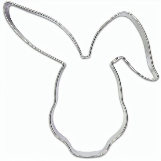 Backförmchen mit Rezeptblock Osterei - Hase 1 (Bild 1)