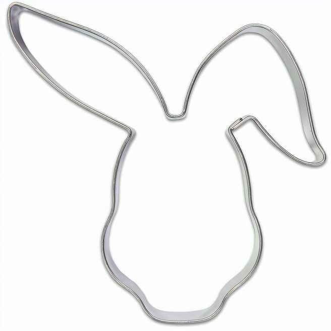 Backförmchen mit Rezeptblock Osterei - Hase 1