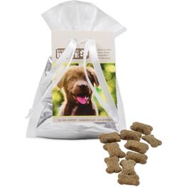 Hunde-Leckerli im Organzabeutel
