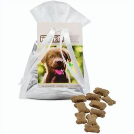 Hunde-Leckerli im Organzabeutel