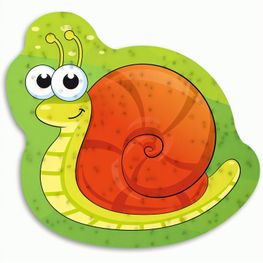 Samenpapier lustige Tierchen - Schnecke Paul