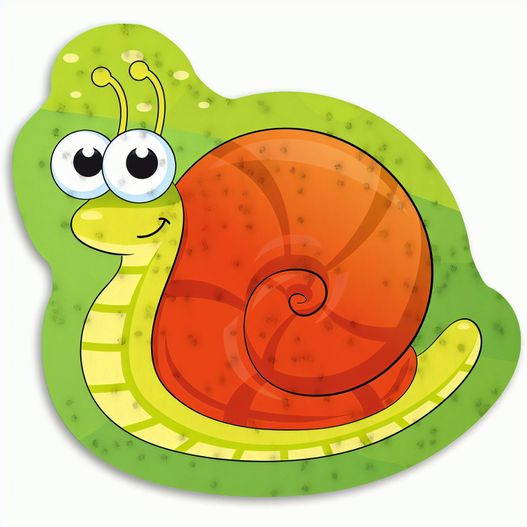 Samenpapier lustige Tierchen - Schnecke Paul (Bild 1)
