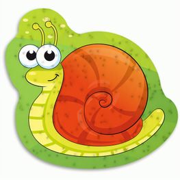 Samenpapier lustige Tierchen - Schnecke Paul