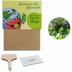 Pflanz-Set - 3er-Set - Kräutermischung / Sommerblumenmischung / Sonnenblume