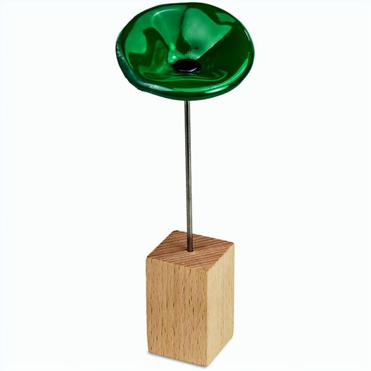 Handgefertigte Glasblume - grün (Bild 1)