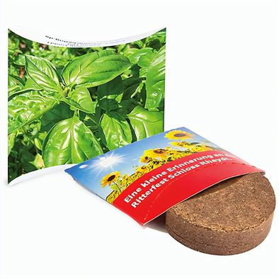 Plant-Tab mit Samen - Basilikum