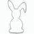 Backförmchen in der Werbetüte - Ostern - Hase 3 (Bild 1)