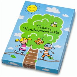 Produktabbildung Kindermesslatte - Standard mit 2-c Logoeindruck Kindermesslatte - Standard mit 2-c Logoeindruck