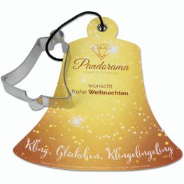 Produktabbildung Backförmchen mit Rezeptblock - Glocke Backförmchen mit Rezeptblock - Glocke