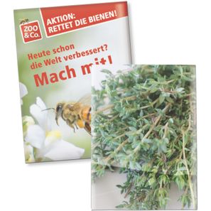 Samentütchen Klein - Recyclingpapier - Thymian