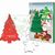 Backförmchen mit Rezeptblock Tannenbaum - Engel - in weihnachtlicher Mappe (neutral) (Bild 1)