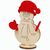 Steckfiguren-Karte Filz - Schneemann 4/0-c