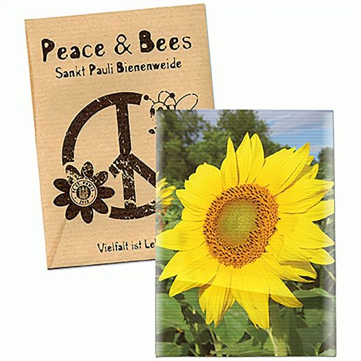 Samentütchen Mini - Natronkraftpapier - Sonnenblumen (Bild 1)