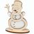 Steckfiguren-Karte Filz Premium - Schneemann Premium 4/0-c (Bild 1)