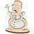 Steckfiguren-Karte Filz Premium - Schneemann Premium 4/0-c (Bild 2)