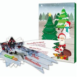 Produktabbildung Backförmchen mit Rezeptblock Komet - in weihnachtlicher Mappe (neutral) Backförmchen mit Rezeptblock Komet - in weihnachtlicher Mappe (neutral)