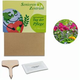 Pflanz-Set - 3er-Set - Sommerblumenmischung / Sonnenblume / Vergissmeinnicht