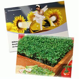Samentütchen Groß - Standardpapier - Gartenkresse