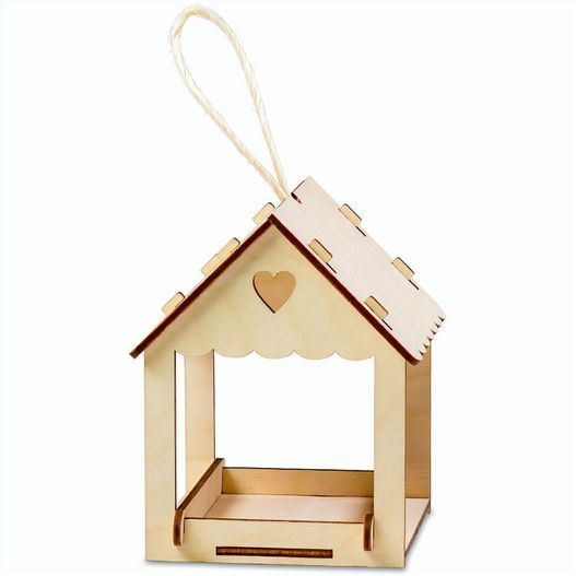 Vogelhäuschen - mit Lasergravur (Bild 1)