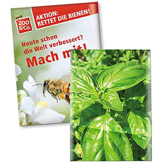Samentütchen Klein - Standardpapier - Basilikum (Bild 1)