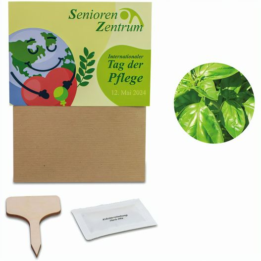 Pflanz-Set - 3er-Set - Basilikum / Gartenkresse / Kräutermischung (Bild 1)