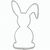 Backförmchen Single-Pack - Ostern - Hase 3 4/4-c (Bild 1)