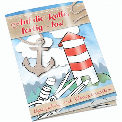 Upcycling-Heft - Toilettenpapierrollen - neutral